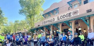 Getting ready for a bike ride