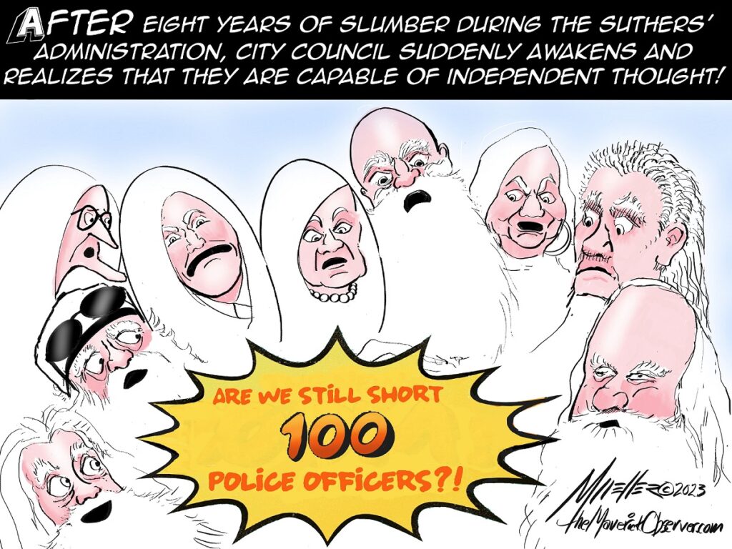 100 Police Officers A Rip Van Winkle in Time