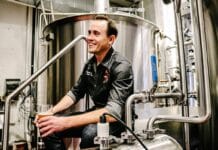 Head Brewer Charles McManus of Phantom Canyon Brewing Company in the brewhouse of Phantom Canyon