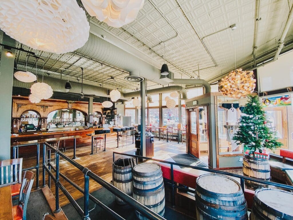 Phantom Canyon Brewing Company The interior and relaxing drinking space at Phantom Canyon Brewing Company.