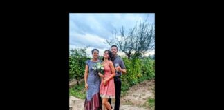 Artist Diego Arnedo and his wife/business partner Adhya Spencer in Mendoza, Argentina.