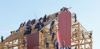 Working on a Construction Crew