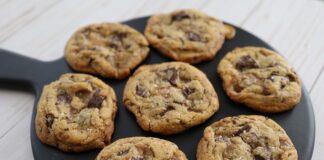Browned Butter Toffee Chocolate Chunk Cookies