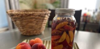 Peach Pecan Infused Bourbon
